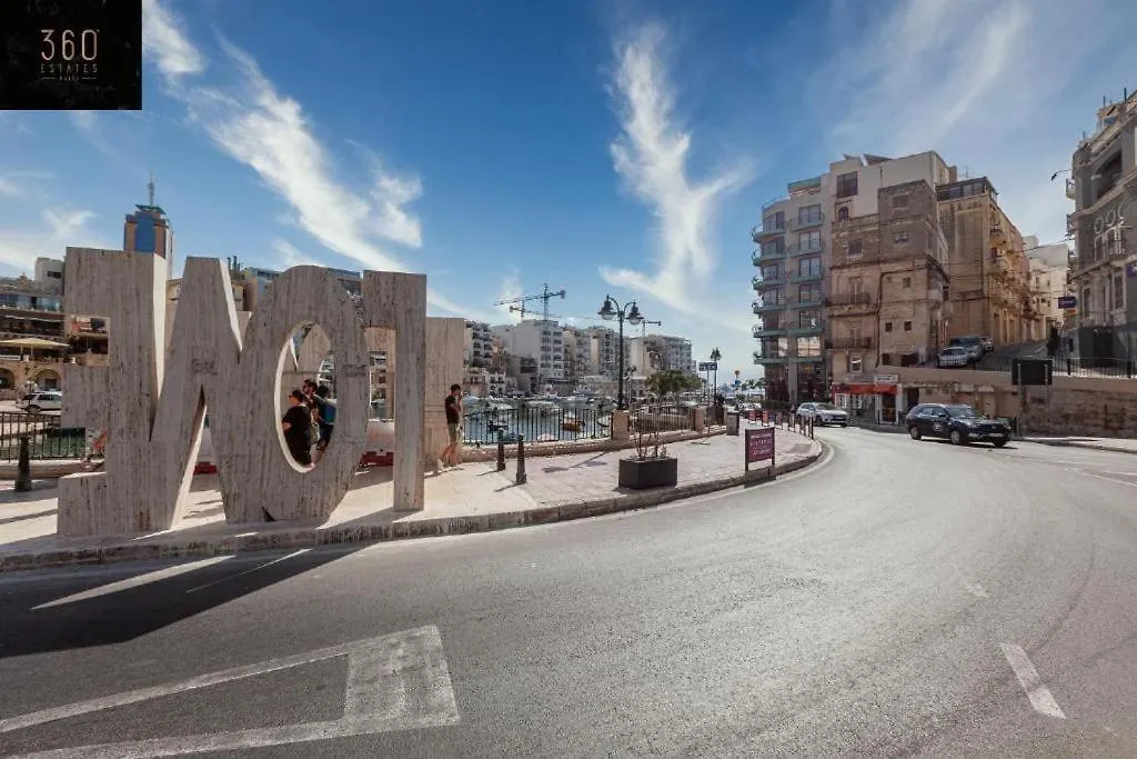 A Lovely Designer Apt With Balcony In St' Julians By 360 Estates Saint Julian's 0*,